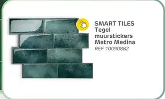 Brico Smart Tiles Tegel muurstickers Metro Medina aanbieding