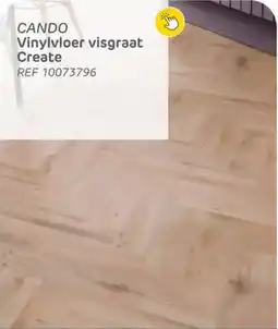 Brico Cando Vinylvloer visgraat Create aanbieding