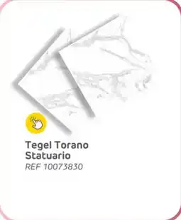 Brico Tegel Torano Statuario aanbieding