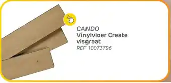 Brico Cando Vinylvloer Create visgraat aanbieding