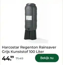 GAMMA Harcostar Regenton Rainsaver Grijs Kunststof aanbieding