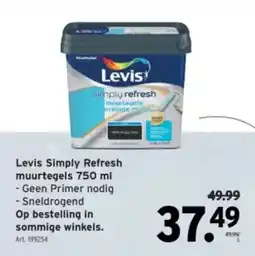 GAMMA Levis Simply Refresh Levis Simply Refresh muurtegels 750 ml aanbieding