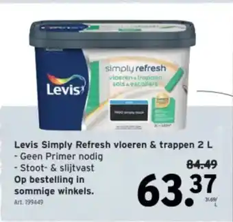 GAMMA Levis Simply Refresh vloeren & trappen aanbieding