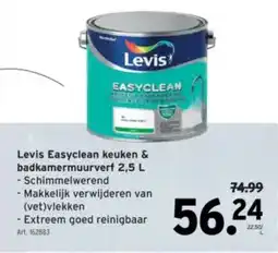 GAMMA Levis Easyclean keuken & badkamermuurverf aanbieding