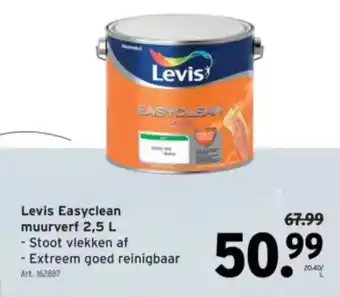 GAMMA Levis Easyclean muurverf aanbieding