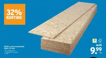 GAMMA OSB3 constructieplaat dikte 15 mm aanbieding