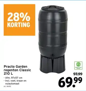 GAMMA Practo Garden regenton Classic aanbieding