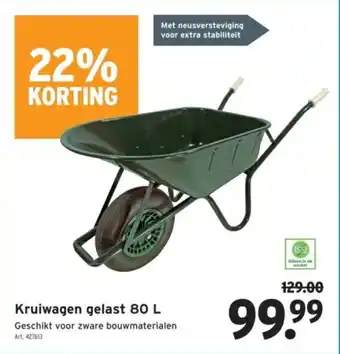 GAMMA Kruiwagen gelast aanbieding