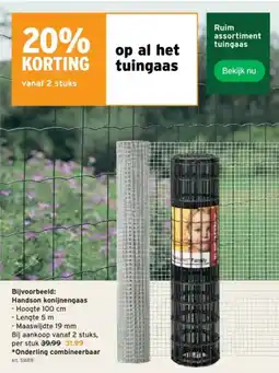 GAMMA Handson konijnengaas aanbieding