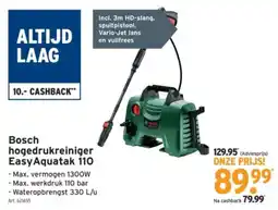 GAMMA Bosch hogedrukreiniger Easy Aquatak 110 aanbieding