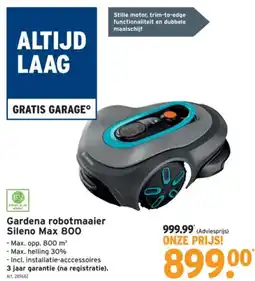 GAMMA Gardena robotmaaier Sileno Max 800 aanbieding