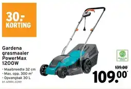 GAMMA Gardena grasmaaier PowerMax aanbieding