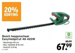 GAMMA Bosch heggenschaar EasyHedgeCut 46 aanbieding