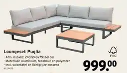 GAMMA Loungeset Puglia aanbieding