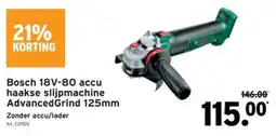 GAMMA Bosch 18V-80 accu AdvancedGrind aanbieding