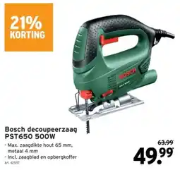 GAMMA Bosch decoupeerzaag PST650 500W aanbieding