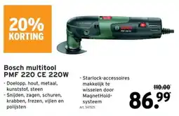 GAMMA Bosch multitool PMF 220 CE 220W aanbieding