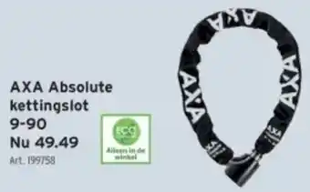 GAMMA AXA Absolute kettingslot 9-90 aanbieding