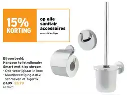 GAMMA op alle sanitair accessoires aanbieding