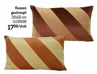 Kussen gestreept