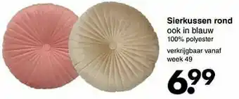 Sierkussen rond
