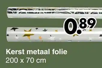 Kerst metaal folie