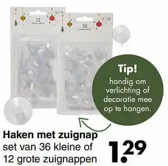 Haken met zuignap