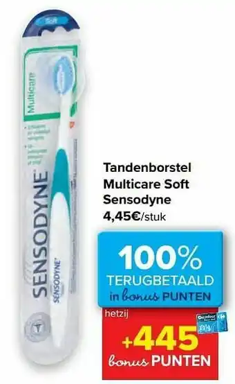 Tandenborstel multicare soft sensodyne