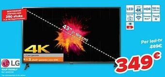 Carrefour Lg 43up75006lf aanbieding