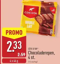 ALDI Côte d'or chocoladerepen aanbieding