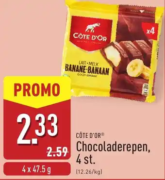 ALDI Côte d'or chocoladerepen aanbieding