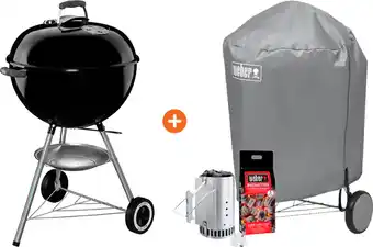 Coolblue Weber Barbecuepakket Bar-B-Kettle 57 cm aanbieding