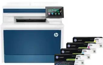 Coolblue HP Color LaserJet Pro MFP 4302fdw + 1 set extra XL toners aanbieding