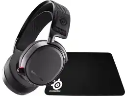 Coolblue SteelSeries Arctis Pro Wireless + QcK Small Muismat aanbieding