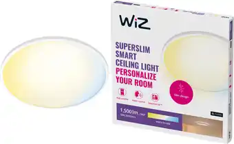 Coolblue WiZ Plafonnier Superslim - Toutes les Nuances de Lumière Blanche - Blanc aanbieding