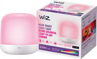 Coolblue WiZ Hero Lampe de Table Sans Fil - Éclairage Coloré et Blanc aanbieding