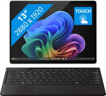 Coolblue Microsoft Surface Pro Copilot+ PC Snapdragon X Plus / 16GB / 512GB Platinum aanbieding