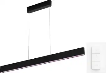 Coolblue Philips Hue Ensis Suspension White and Color Noir + Variateur aanbieding