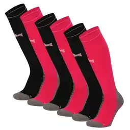 Decathlon Xtreme Compressie Sokken Hardlopen 6-pack Multi Pink aanbieding