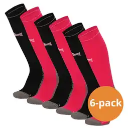 Decathlon Xtreme Compressie Sokken Hardlopen 6-pack Multi Pink aanbieding