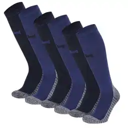 Decathlon Xtreme Compressie Sokken Hardlopen 6-pack Multi Blue aanbieding
