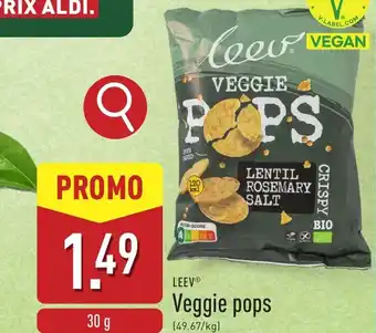 ALDI Leev veggie pops aanbieding