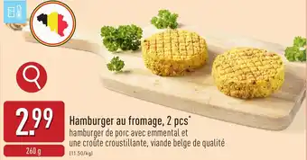 ALDI Hamburger au fromage aanbieding