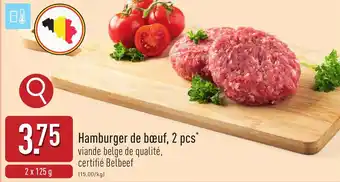 ALDI Hamburger de bœuf aanbieding