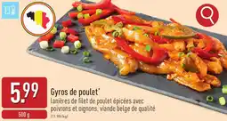 ALDI Gyros de poulet aanbieding