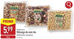 ALDI Trader joe's mélange de noix bio aanbieding