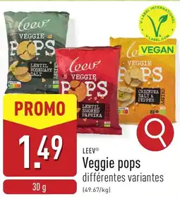 ALDI Leev veggie pops aanbieding