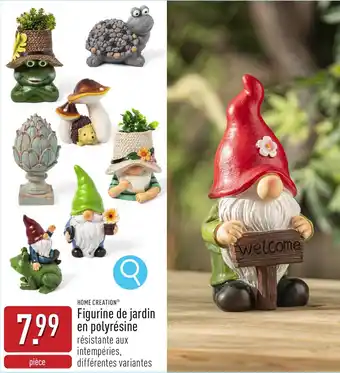 ALDI Home creation figurine de jardin en polyrésine aanbieding