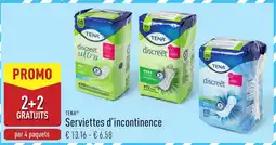 ALDI Tena serviettes d'incontinence aanbieding