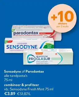 OKay Sensodyne of Parodontax alle tandpasta's aanbieding